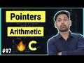 Pointer Arithmetic In C Explain In Hindi With Example By Nirbhay Kaushik