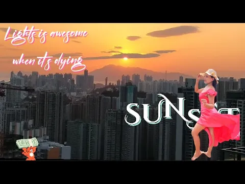Unique Progress Bar TEXT BEHIND OBJECT SUNSET CEL MARI