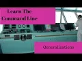 Learn the Command Line Generalizations codecademy Tutorial