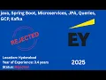 EY Interview Question 2025 EY Interview Question Answer 2025