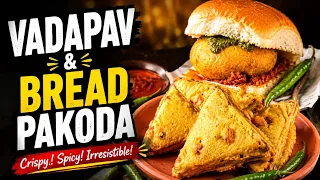 Shirdi Special Bread Pakode & Vadapav Making😍| Best Breakfast in Shirdi | Indian Street Food