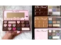 New Toofaced Chocolate Bon Bons Palette Swatches Comparison of Orginal Chocolate Bar Semi Sweet