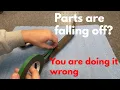 How To Mount Car Trim with Double Sided 3M Tape