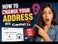 How to change your address with Capital One