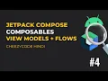 Jetpack Compose - Composables ViewModels with Kotlin Flows CheezyCode Hindi