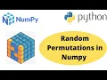 Random Permutation in Numpy Numpy Random Permutation Numpy Random Numpy Tutorial