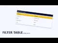 Filter Table Using Html Css Js Search Table