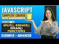 36 Split Reduce and isNaN function Javascript tutorial for beginners Javascript full course