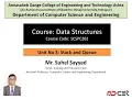 Data Structures - Stack and Queue