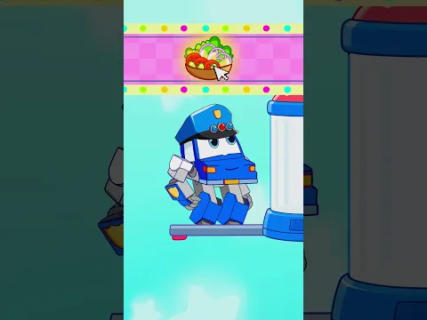 Comida Saludable vs Comida Chatarra | Robosquad #shorts