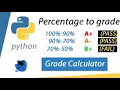 Python Grading System Calculator using Python if-elif-else condition Python Training