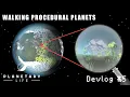 Walking procedural planets procedural plants trees and more Planetary Life Devlog