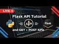 LIVE Python Flask API Tutorial Build GET POST APIs Step by Step Code With NM