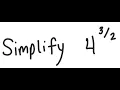 Exponents Simplify 4