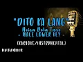 Download Lagu Moira Dela Torre - Dito Ka Lang (Male Lower Key)