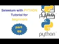 069 Pytest Generate HTML Report Web Automation Selenium Python