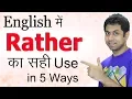 Download Lagu Use of Rather, Rather Than, Would Rather in English Grammar, Learn How to Use Rather in Hindi | Awal