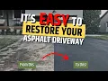 Restore Your Driveway in 3 Easy Steps - DIY Asphalt Repair Made Simple
