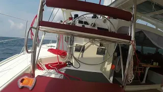 #10 Catamaran Javerne en navigation en Malaisie, juillet 2018