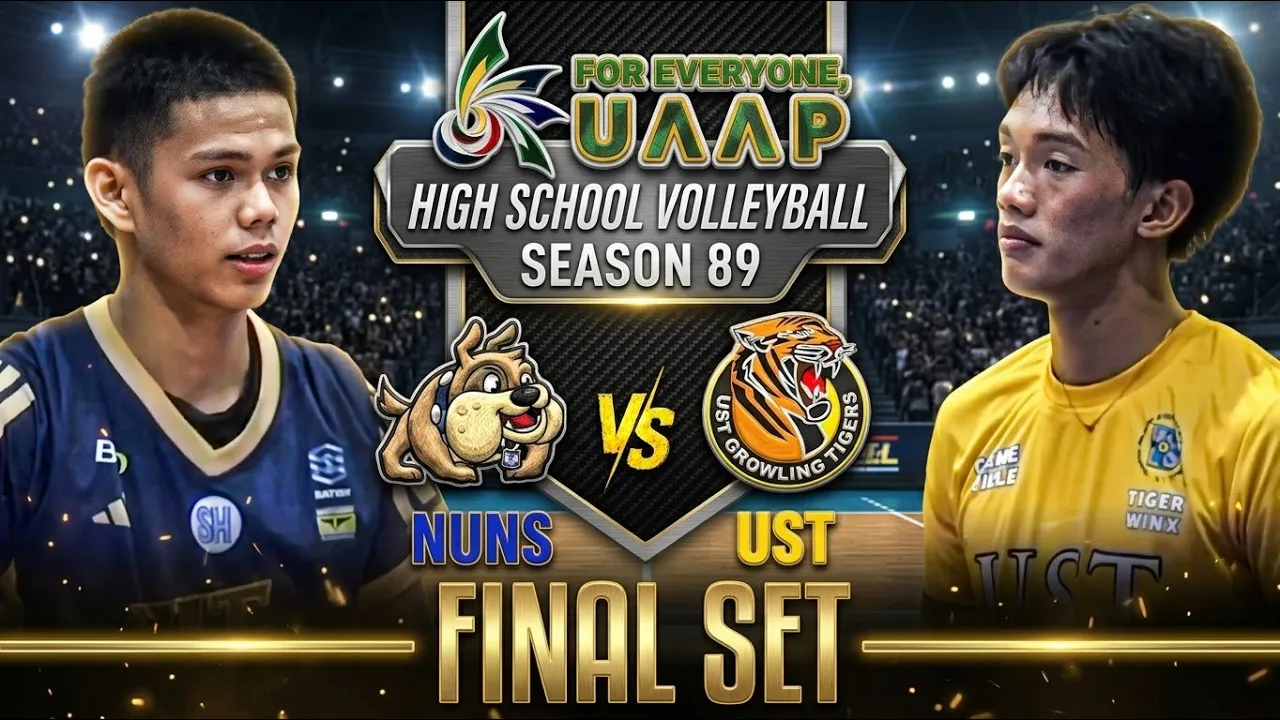 NUNS vs UST : FINAL SET - UAAP Season 89 : Boys' High School Volleyball