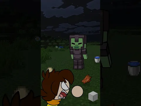 Mobs Stealing Items in Minecraft #minecraft #shorts