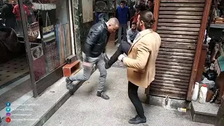 كواليس تصوير  محمد إمام لأقوى مشاهد الأكشن في فيلم  لص بغداد دندنها