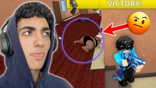 playing mm2 with a eye tracker murder mystery 2 