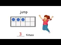 Active Math games with children
