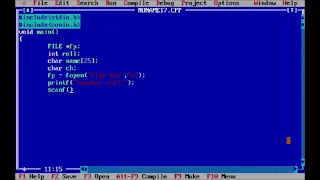 fprintf and fscanf function in C language
