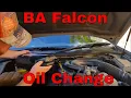 BA Falcon - Oil change and oil filter service