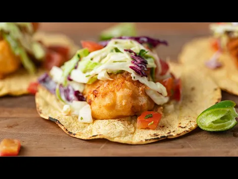 Crispy Baja Style Fish Tacos