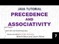 Operator Precedence In Java What Is Operator Precedence Java Full Course