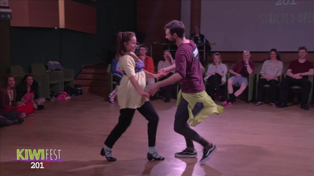 Sylvain Pele & Inga Kurcisa - 1st place Open Strictly - KIWIfest 2019