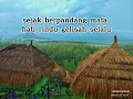 karaoke dan lirik bibir merah- Idrus Hasni
