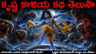 కృష్ణుడు vs కాళీయుడు | కాళీయ మర్దనం వెనుక ఉన్న అసలు కథ ఇదే! | Krishna Kaliya Yuddham