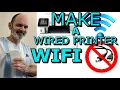 Turn ANY Ethernet Printer into a WIFI Network Printer Cheap Easy Fast