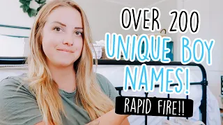 over 200 unique baby boy names epic rapid fire 