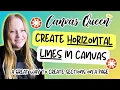 Create Horizontal Lines Using HTML Canvas LMS Tutorial