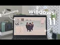 how to make your windows 11 aesthetic laptop customization