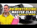 RV Winterizing Made Easy - Step by Step Process for Beginners Antifreeze Method Tank Water Heater