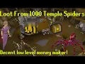 Loot From 1000 Temple Spiders New OSRS Forthos Dungeon