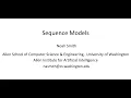 Lecture 3 Sequence Models Noah Smith