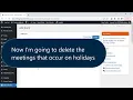 Adding a Recurring Calendar Event