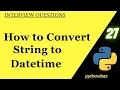 Convert string to datetime pythonvibes -