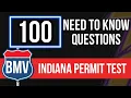 Indiana Permit Test 2026 100 Need to Know Questions