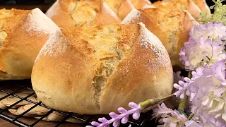 Bread and butter in 15 minutes! No kneading required, you'll never buy bread again.