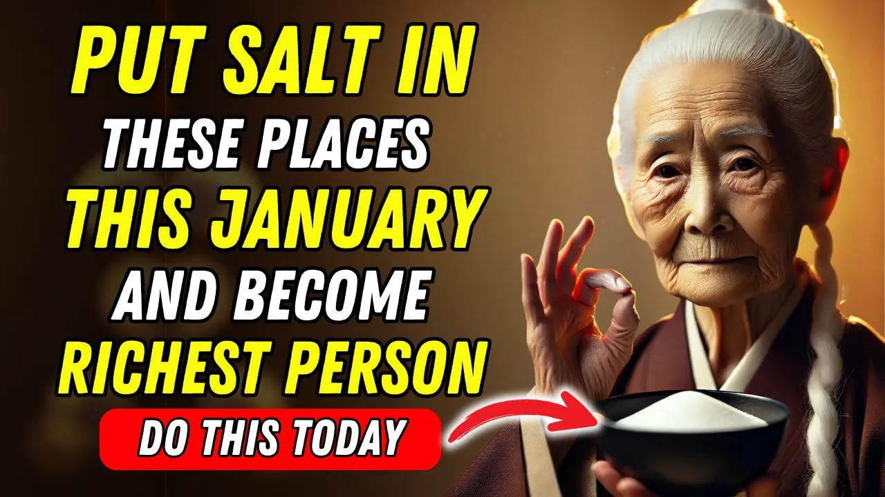 Outline Video PUT SALT in this SACRED PLACE of your house this DECEMBER & See What Happens Next| Buddist Teachings