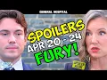 General Hospital Weekly Spoilers Apr 20-24 Michael FURIOUS - Nina Panics Soap Dirt