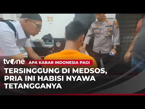 Pria Habisi Nyawa Tetangga Usai Tersinggung di Medsos