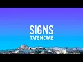 Download Lagu Tate McRae - Signs (Lyrics)